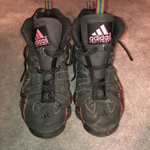 ADIDAS KOBE BRYANT CRAZY 8 BLACK RAINBOW BASKETBALL SHOES MENS SIZE 11.5 main image 6